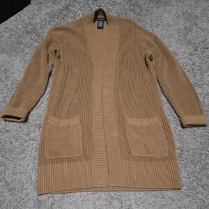 Cozy Tan Knit Cardigan